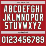 Personalized Red White-Kelly Green Authentic Throwback Basketball Jersey