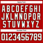 Personalized Red White-Kelly Green Hockey Lace Neck Jersey Team Custom Name and Number