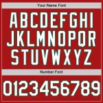 Personalized Red White-Kelly Green Mesh Authentic Throwback Baseball Jersey Team Custom Name and Number