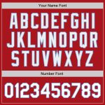 Personalized Red White-Light Blue Authentic Baseball Jersey