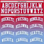 Personalized Red White-Light Blue Authentic Fade Fashion Basketball Jersey Team Custom Name and Number