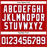 Personalized Red White-Light Blue Authentic Sleeveless Baseball Jersey Team Custom Name and Number