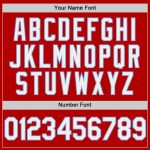 Personalized Red White-Light Blue Authentic Throwback Baseball Jersey Team Custom Name and Number