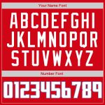 Personalized Red White-Light Blue Authentic Throwback Rib-Knit Baseball Jersey Shirt Team Custom Name and Number