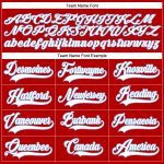 Personalized Red White-Light Blue Hockey Lace Neck Jersey Team Custom Name and Number