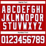 Personalized Red White-Light Blue Hockey Lace Neck Jersey Team Custom Name and Number
