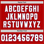 Personalized Red White-Light Blue Mesh Authentic Football Jersey Team Custom Name and Number