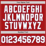 Personalized Red White-Light Blue Mesh Authentic Throwback Baseball Jersey Team Custom Name and Number