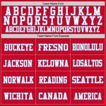 Personalized Red White-Light Blue Mesh Authentic Throwback Football Jersey Team Custom Name and Number
