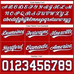 Personalized Red White-Navy Authentic Basketball Shorts Team Custom Name and Number