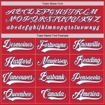 Personalized Red White-Navy Hockey Jersey Team Custom Name and Number