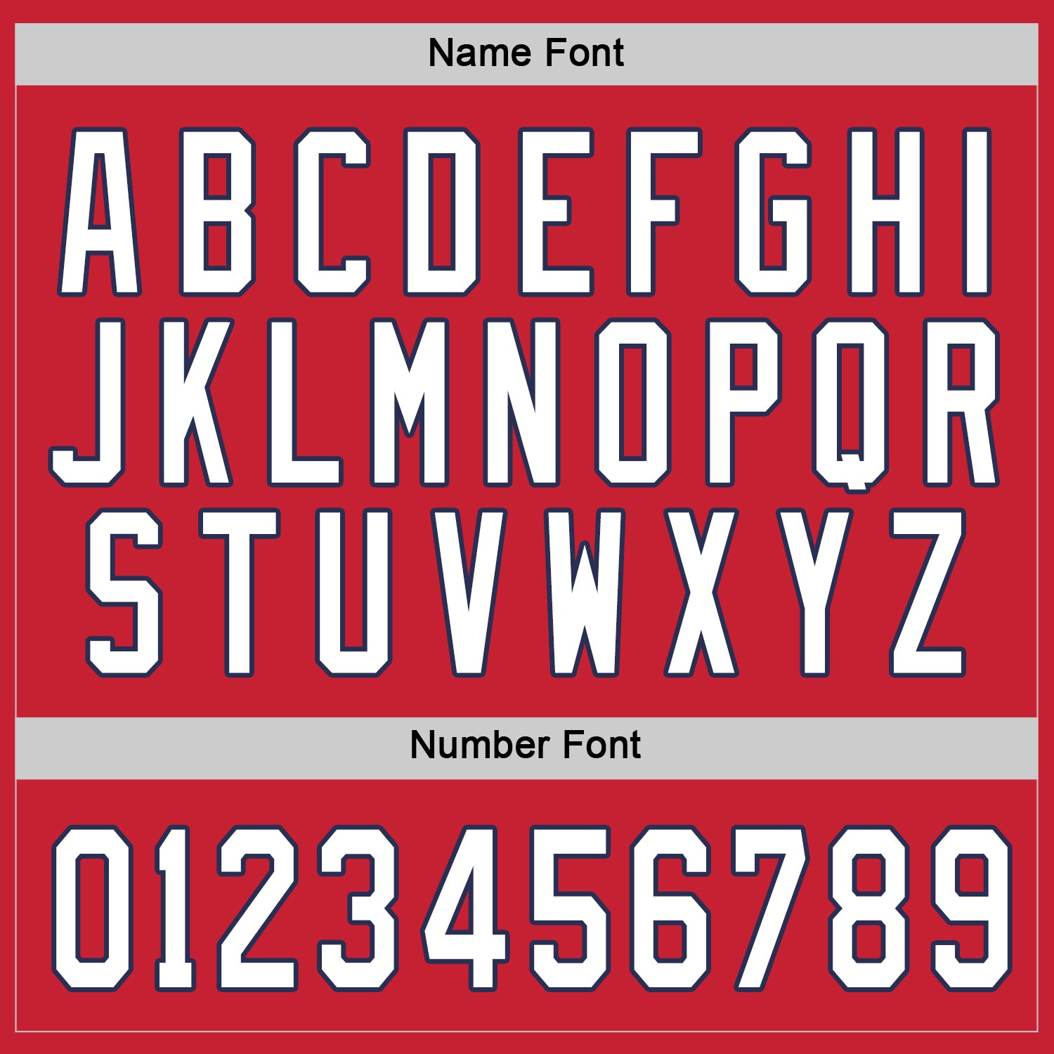 Personalized Red White-Navy Hockey Jersey Team Custom Name and Number Personalized Red White-Navy Hockey Jersey Team Custom Name and Number - Image 3