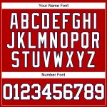 Personalized Red White-Navy Mesh Authentic Throwback Baseball Jersey