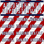 Personalized Red White-Navy Vintage American Flag Sublimation Soccer Uniform Jersey Team Custom Name and Number