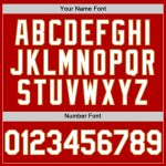 Personalized Red White-Old Gold Authentic Sleeveless Baseball Jersey Team Custom Name and Number