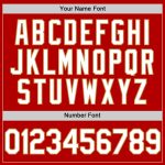 Personalized Red White-Old Gold Authentic Throwback Baseball Jersey Team Custom Name and Number