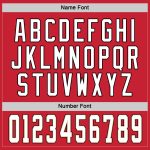 Personalized Red White-Old Gold Hockey Jersey
