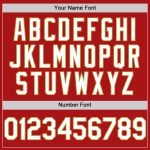 Personalized Red White-Old Gold Mesh Authentic Throwback Baseball Jersey Team Custom Name and Number