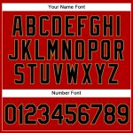Personalized Red White Pinstripe Black-Old Gold Authentic Basketball Jersey Team Custom Name and Number