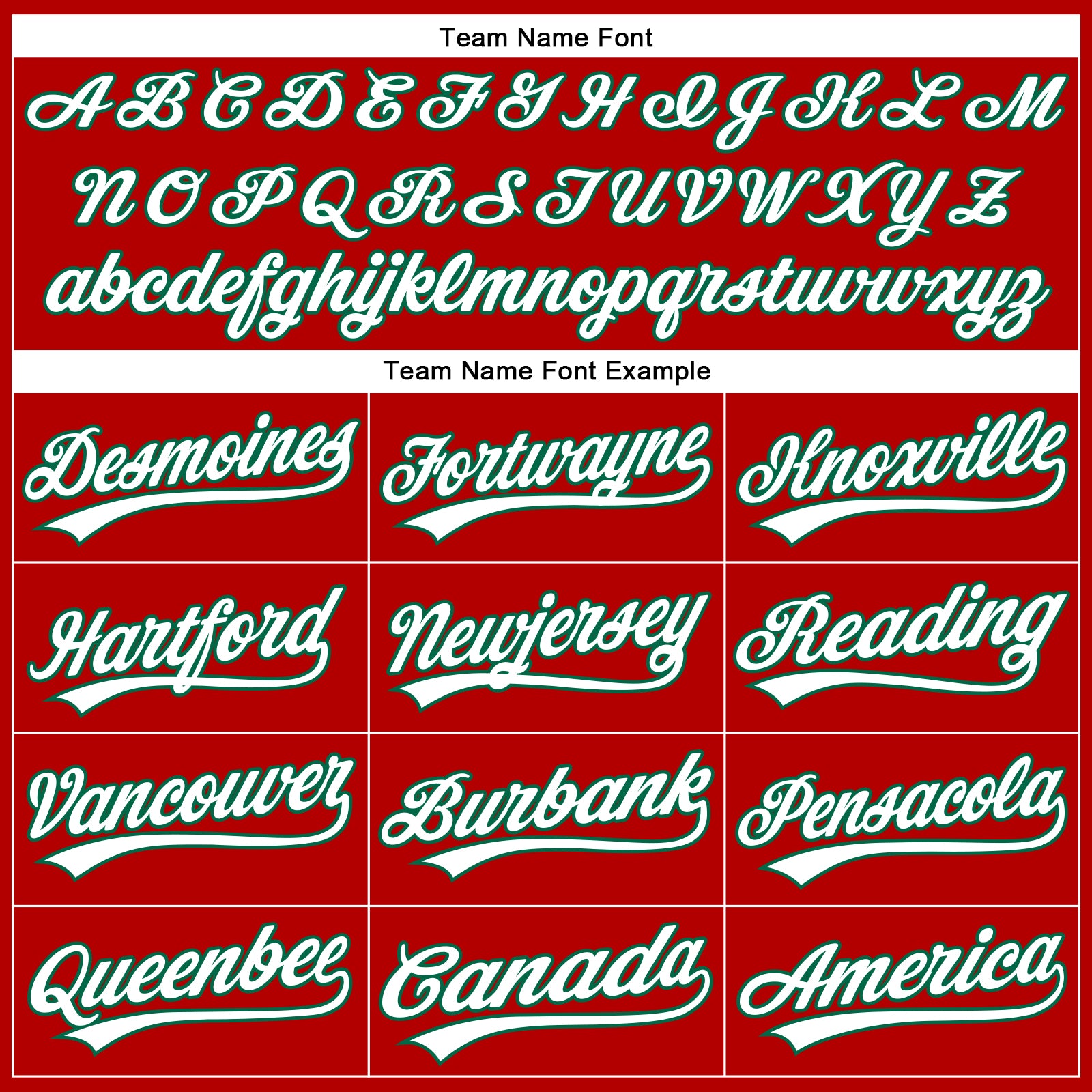 Personalized Red White Pinstripe Kelly Green Authentic Baseball Jersey Team Custom Name and Number Personalized Red White Pinstripe Kelly Green Authentic Baseball Jersey Team Custom Name and Number - Image 4