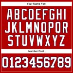 Personalized Red White Pinstripe White-Navy Authentic Basketball Jersey Team Custom Name and Number