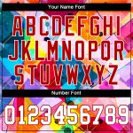 Personalized Red White-Red 3D Pattern Design Geometric Graffiti Authentic Baseball Jersey Team Custom Name and Number