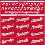 Personalized Red White Round Neck Basketball Jersey