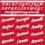 Personalized Red White Round Neck Suit Basketball Jersey Team Custom Name and Number