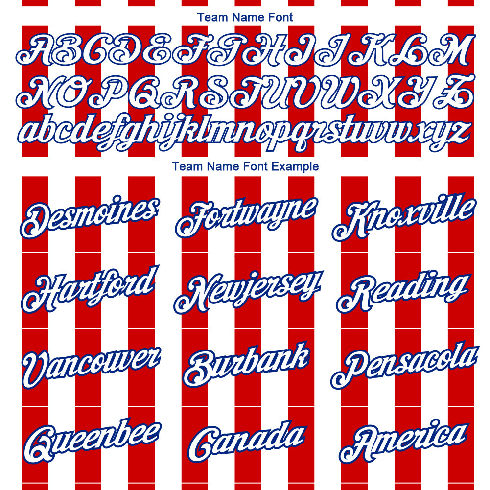 Personalized Red White-Royal 3D American Flag Patriotic Performance T-Shirt Team Custom Name and Number Personalized Red White-Royal 3D American Flag Patriotic Performance T-Shirt Team Custom Name and Number - Image 3