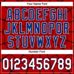 Personalized Red White-Royal 3D Pattern Design Spider Web Authentic Baseball Jersey Team Custom Name and Number