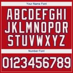 Personalized Red White-Royal Authentic Baseball Jersey