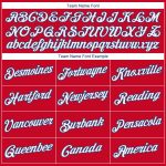 Personalized Red White-Royal Authentic Throwback Basketball Jersey Team Custom Name and Number