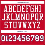Personalized Red White-Royal Authentic Throwback Basketball Jersey Team Custom Name and Number