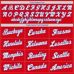 Personalized Red White-Royal Authentic Throwback Rib-Knit Baseball Jersey Shirt