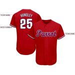 Personalized Red White-Royal Baseball Jersey Team Custom Name and Number