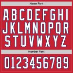 Personalized Red White-Royal Hockey Jersey Team Custom Name and Number