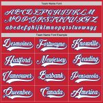 Personalized Red White-Royal Hockey Jersey Team Custom Name and Number