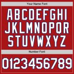 Personalized Red White-Royal Mesh Authentic Throwback Baseball Jersey Team Custom Name and Number
