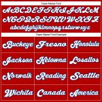 Personalized Red White-Royal Mesh Authentic Throwback Football Jersey Team Custom Name and Number