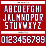 Personalized Red White-Royal Performance T-Shirt