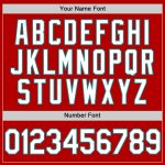 Personalized Red White-Teal Authentic Throwback Baseball Jersey Team Custom Name and Number