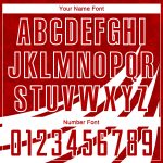 Personalized Red White Wind Shapes Round Neck Sublimation Basketball Suit Jersey Team Custom Name and Number