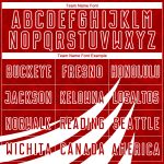 Personalized Red White Wind Shapes Sublimation Soccer Uniform Jersey Team Custom Name and Number