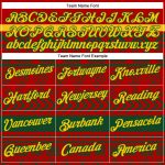 Personalized Red Yellow-Green 3D Pattern Design Black History Month Performance T-Shirt Team Custom Name and Number