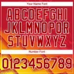 Personalized Red Yellow-White 3D Pattern Design Animal Lion Authentic Baseball Jersey Team Custom Name and Number