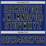 Personalized Royal Black-Cream Bomber Full-Snap Varsity Letterman Jacket Team Custom Name and Number