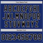 Personalized Royal Black-Cream Bomber Full-Snap Varsity Letterman Two Tone Jacket Team Custom Name and Number