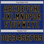 Personalized Royal Black-Gold Authentic Raglan Sleeves Baseball Jersey Team Custom Name and Number