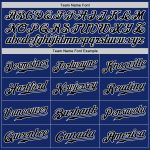 Personalized Royal Black-Gray Authentic Split Fashion Baseball Jersey Team Custom Name and Number