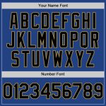 Personalized Royal Black-Old Gold Mesh Authentic Throwback Baseball Jersey Team Custom Name and Number